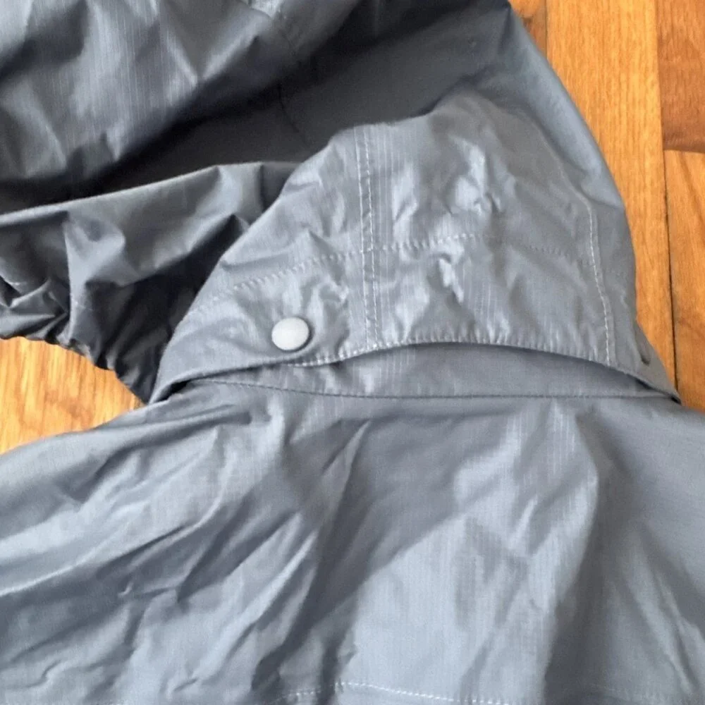 Patagonia Hooded Trench Raincoat Torrentshell Women's Blue Size M - Picture 7 of 7